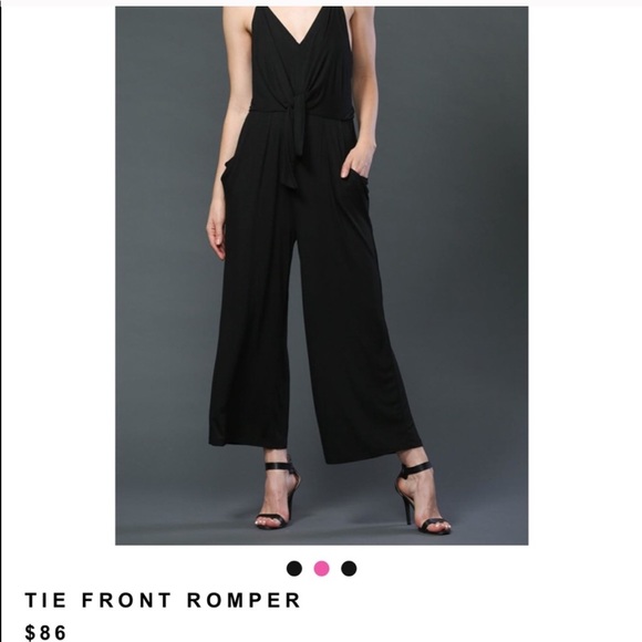 Fate by Led tie front romper jumper Sz M - Picture 2 of 8